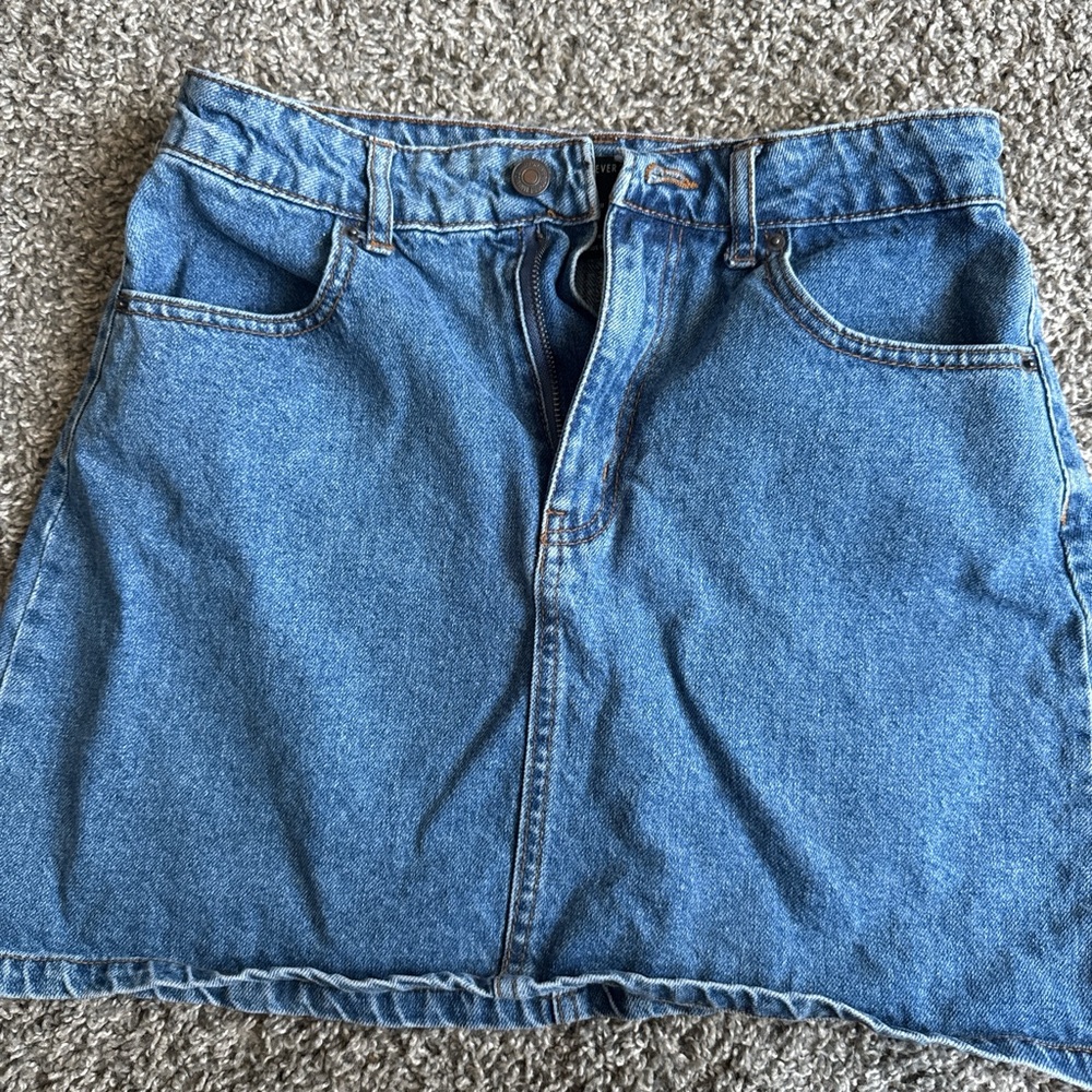 Forever 21 Light Blue Denim Skirt